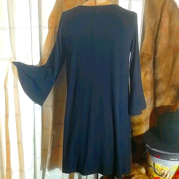 Lily Pulitzer Sweet Bell Sleeve Black Dress/Tunic - Picture 2 of 3